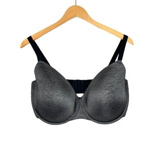 Adore Me WomensLightly Padded Underwire Size 40I Gray Black